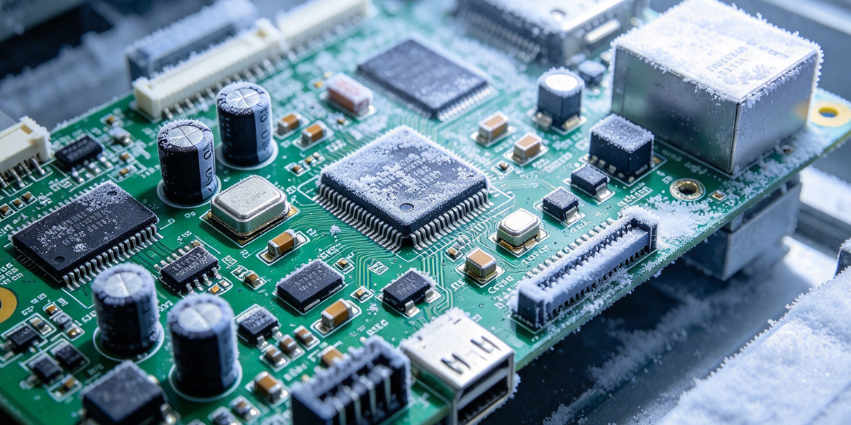 PCBA circuit board frost low temperature -40C